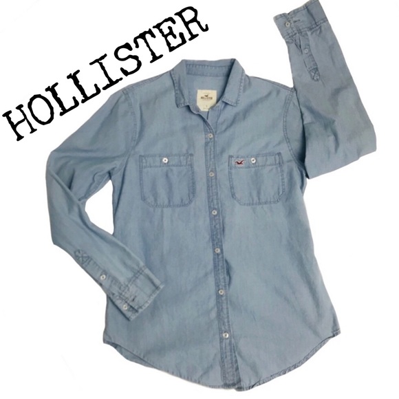 Hollister chambray shirt Clearance